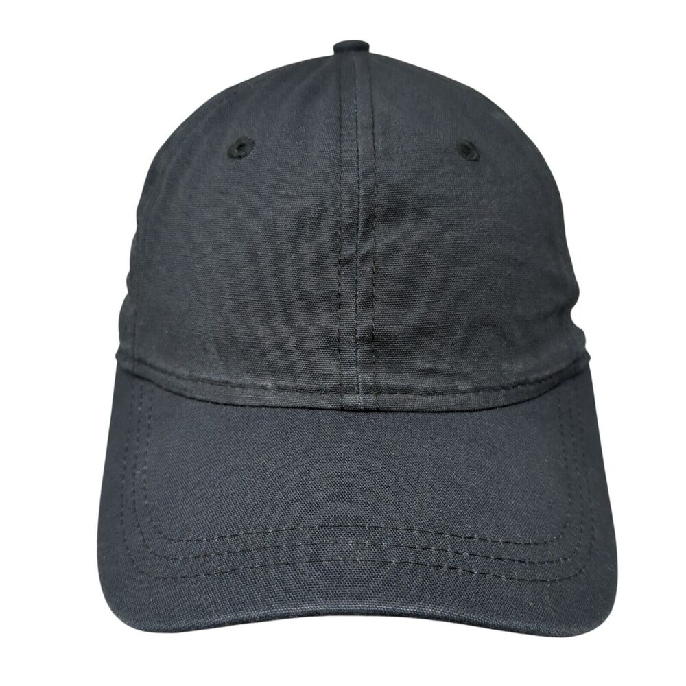 Universal Thread Slideback Hat Black One Size Adjustable Solid Blank